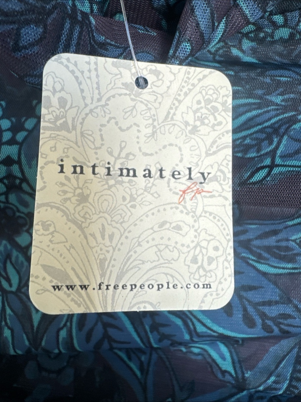 Intimately FP Free People Under It All Printed Bodysuit Southwest Size Small NWT - Picture 4 of 7
